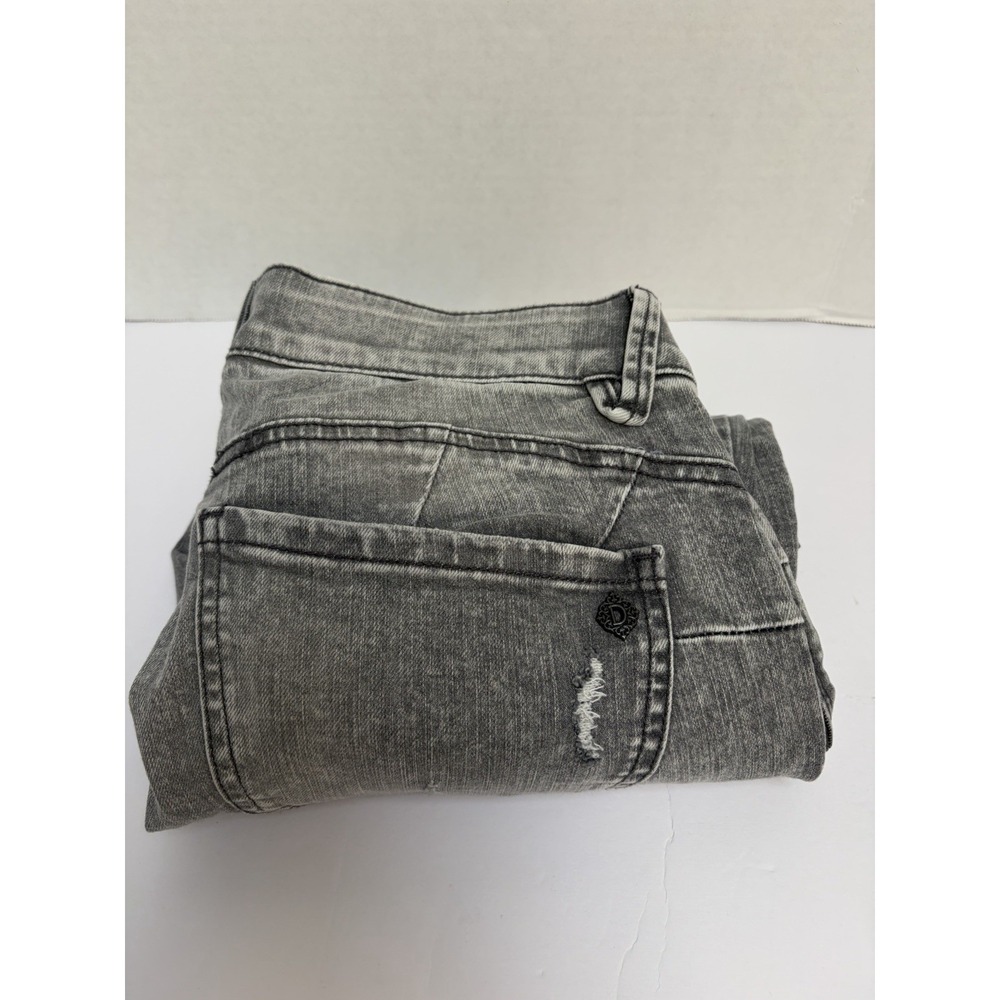 Democracy "Ab"solution Mid-Rise Skinny Jeans Stretch Minor Distress Size 8